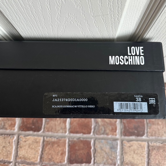 Authentic Love Moschino Leather Combat Boots - Picture 16 of 16